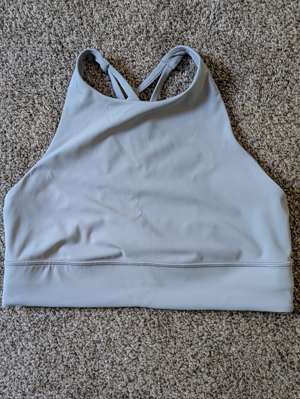 lululemon Energy Longline Bra - Solar Gray - Picture 2 of 4